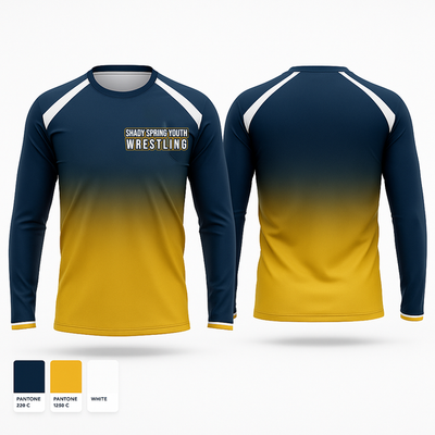 Shady Spring Youth Wrestling 34332904 Long Sleeve Performance Shirt 1