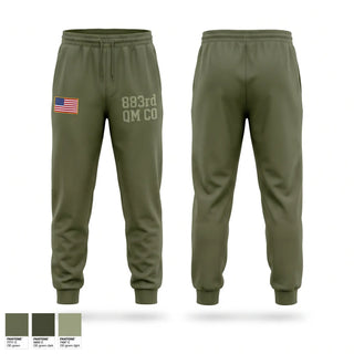 Sweatpants, 883rd QM CO, Army, Teamtime, Team time, sublimation, custom sports apparel, team uniforms, spirit wear, spiritwear, sports uniforms, custom shirts, team store, custom team store, fundraiser sports, apparel fundraiser