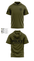 GLENCOE POLICE INVESTIGATIONS 29987139 Short Sleeve Performance Shirt with hood - 2