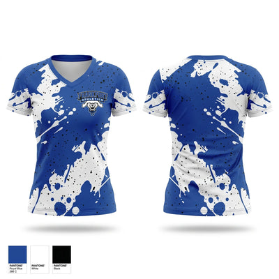 Frankfort Hotdogs Women's Short Sleeve V-neck Shirt - 1