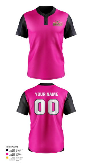 Two Button Softball Jersey, BMO Elite 12u Salvadge, Softball, Teamtime, Team time, sublimation, custom sports apparel, team uniforms, spirit wear, spiritwear, sports uniforms, custom shirts, team store, custom team store, fundraiser sports, apparel fundraiser