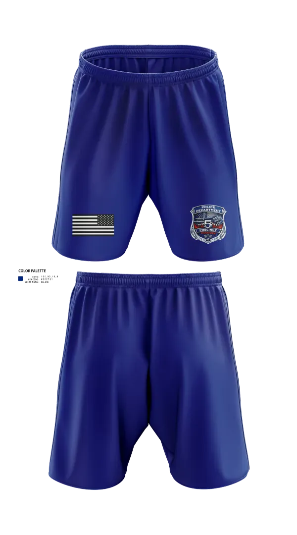 Athletic Shorts With Pockets, 5th Precinct, Police, Teamtime, Team time, sublimation, custom sports apparel, team uniforms, spirit wear, spiritwear, sports uniforms, custom shirts, team store, custom team store, fundraiser sports, apparel fundraiser