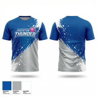 Soft Poly Tee Cotton Like Feel, Thunder, Softball, Teamtime, Team time, sublimation, custom sports apparel, team uniforms, spirit wear, spiritwear, sports uniforms, custom shirts, team store, custom team store, fundraiser sports, apparel fundraiser