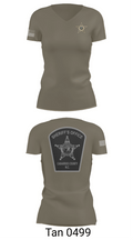 Cabarrus County Sheriffs Office 78244675 Women's Short Sleeve V-neck Shirt - 6