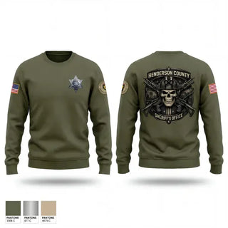 Crew Neck Sweatshirt, Henderson County Sheriff’s Office, Police, Teamtime, Team time, sublimation, custom sports apparel, team uniforms, spirit wear, spiritwear, sports uniforms, custom shirts, team store, custom team store, fundraiser sports, apparel fundraiser