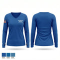South Plattsburgh Volunteer Fire Department 97311073 Women's Long Sleeve V-neck Shirt - 1