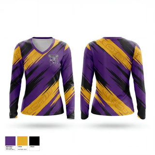 Womens Long Sleeve Vneck Shirt, North Kitsap SeaWolves, Men's Lacrosse, Teamtime, Team time, sublimation, custom sports apparel, team uniforms, spirit wear, spiritwear, sports uniforms, custom shirts, team store, custom team store, fundraiser sports, apparel fundraiser