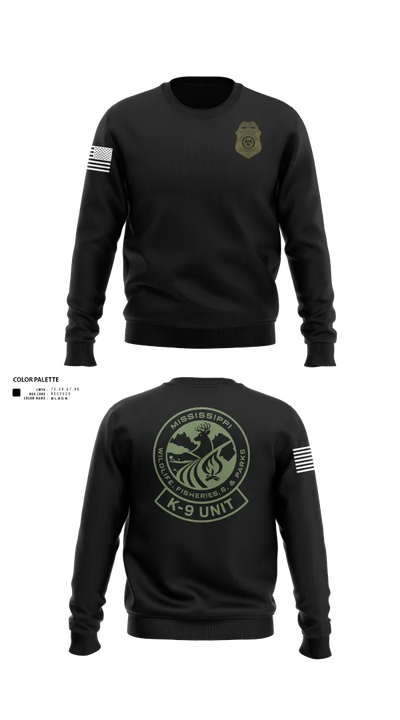 MDWFP K9 21939837 Crew Neck Sweatshirt - 200