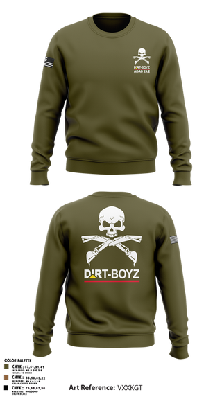 Crew Neck Sweatshirt, DirtBoyz, Air Force, Teamtime, Team time, sublimation, custom sports apparel, team uniforms, spirit wear, spiritwear, sports uniforms, custom shirts, team store, custom team store, fundraiser sports, apparel fundraiser