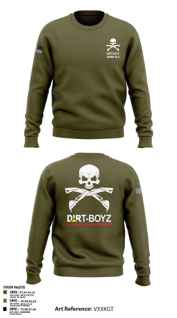 Crew Neck Sweatshirt, DirtBoyz, Air Force, Teamtime, Team time, sublimation, custom sports apparel, team uniforms, spirit wear, spiritwear, sports uniforms, custom shirts, team store, custom team store, fundraiser sports, apparel fundraiser