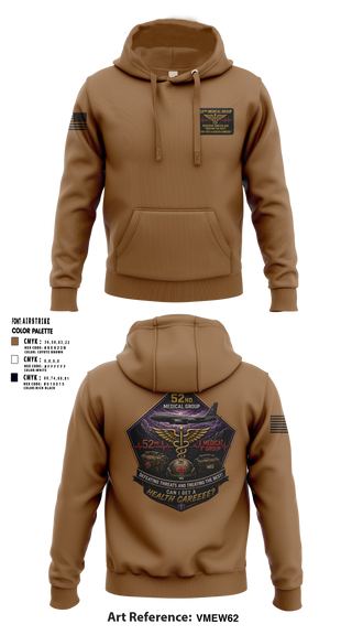 Hoodie, 52 MDG, Air Force, Teamtime, Team time, sublimation, custom sports apparel, team uniforms, spirit wear, spiritwear, sports uniforms, custom shirts, team store, custom team store, fundraiser sports, apparel fundraiser
