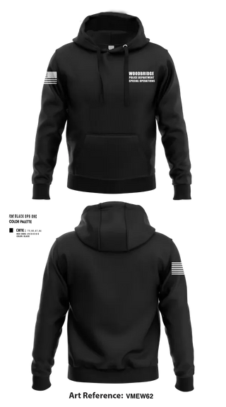 Hoodie, Woodbridge Police Department Special Operations, Police, Teamtime, Team time, sublimation, custom sports apparel, team uniforms, spirit wear, spiritwear, sports uniforms, custom shirts, team store, custom team store, fundraiser sports, apparel fundraiser