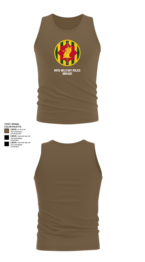 Tank Top, 89th military police brigade, , Teamtime, Team time, sublimation, custom sports apparel, team uniforms, spirit wear, spiritwear, sports uniforms, custom shirts, team store, custom team store, fundraiser sports, apparel fundraiser