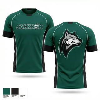 Soft Poly Tee Cotton Like Feel, Jackson Dance, Cheer, Teamtime, Team time, sublimation, custom sports apparel, team uniforms, spirit wear, spiritwear, sports uniforms, custom shirts, team store, custom team store, fundraiser sports, apparel fundraiser
