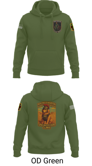 Hoodie, SCC 10th Field Hospital, , Teamtime, Team time, sublimation, custom sports apparel, team uniforms, spirit wear, spiritwear, sports uniforms, custom shirts, team store, custom team store, fundraiser sports, apparel fundraiser