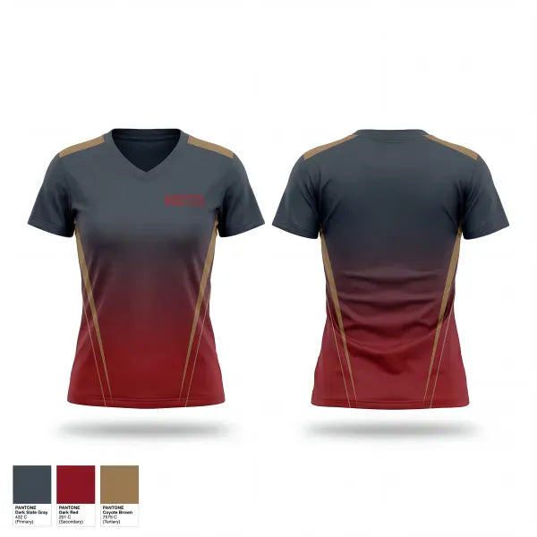 Womens Short Sleeve Vneck Shirt, ROOTED, Baseball, Teamtime, Team time, sublimation, custom sports apparel, team uniforms, spirit wear, spiritwear, sports uniforms, custom shirts, team store, custom team store, fundraiser sports, apparel fundraiser