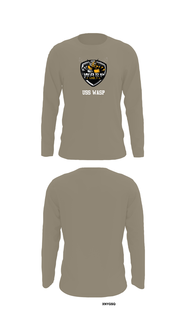 Long Sleeve Performance Shirt, USS WASP, , Teamtime, Team time, sublimation, custom sports apparel, team uniforms, spirit wear, spiritwear, sports uniforms, custom shirts, team store, custom team store, fundraiser sports, apparel fundraiser
