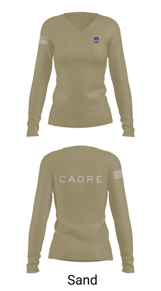 Womens Long Sleeve Vneck Shirt, 370 SOCTS, , Teamtime, Team time, sublimation, custom sports apparel, team uniforms, spirit wear, spiritwear, sports uniforms, custom shirts, team store, custom team store, fundraiser sports, apparel fundraiser