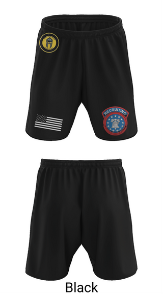 Athletic Shorts With Pockets, USAREC, , Teamtime, Team time, sublimation, custom sports apparel, team uniforms, spirit wear, spiritwear, sports uniforms, custom shirts, team store, custom team store, fundraiser sports, apparel fundraiser