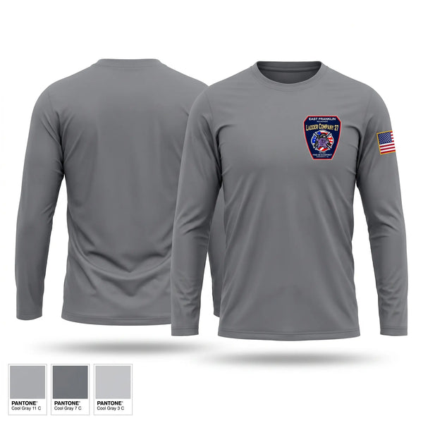 Long Sleeve Performance Shirt, East Franklin Fire Department, Fire Department, Teamtime, Team time, sublimation, custom sports apparel, team uniforms, spirit wear, spiritwear, sports uniforms, custom shirts, team store, custom team store, fundraiser sports, apparel fundraiser