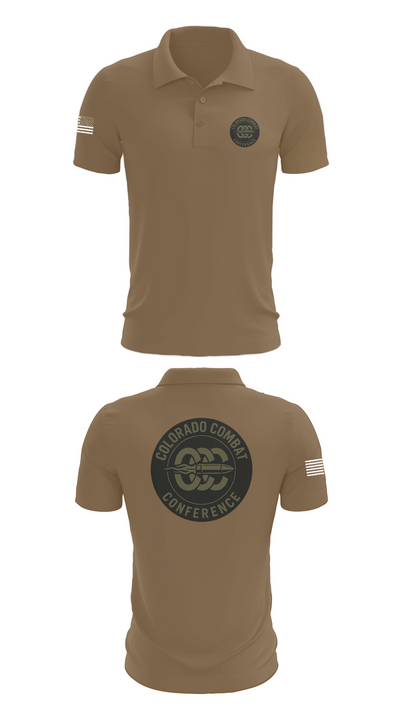 Colorado Combat Conference 90728248 Short Sleeve Performance Polo - 7