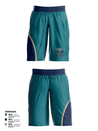 Womens Basketball Shorts, Siren's Academy, Women's Basketball, Teamtime, Team time, sublimation, custom sports apparel, team uniforms, spirit wear, spiritwear, sports uniforms, custom shirts, team store, custom team store, fundraiser sports, apparel fundraiser