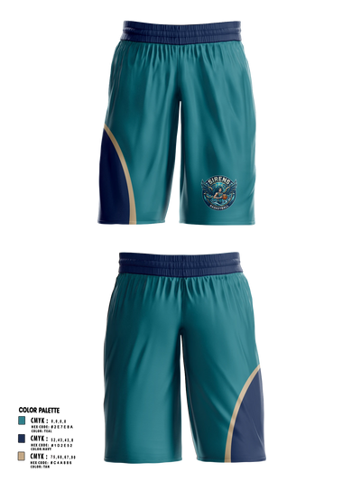 Siren's Academy Womens Basketball Shorts - 3