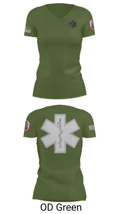 I-STAT EMS 65637212 Women's Short Sleeve V-neck Shirt - 48