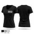 Tensed Fire Department 44250111 Women's Short Sleeve V-neck Shirt - 1