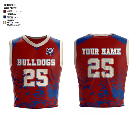 Mens Basketball Jersey, Bulldogs, Men's Basketball, Teamtime, Team time, sublimation, custom sports apparel, team uniforms, spirit wear, spiritwear, sports uniforms, custom shirts, team store, custom team store, fundraiser sports, apparel fundraiser