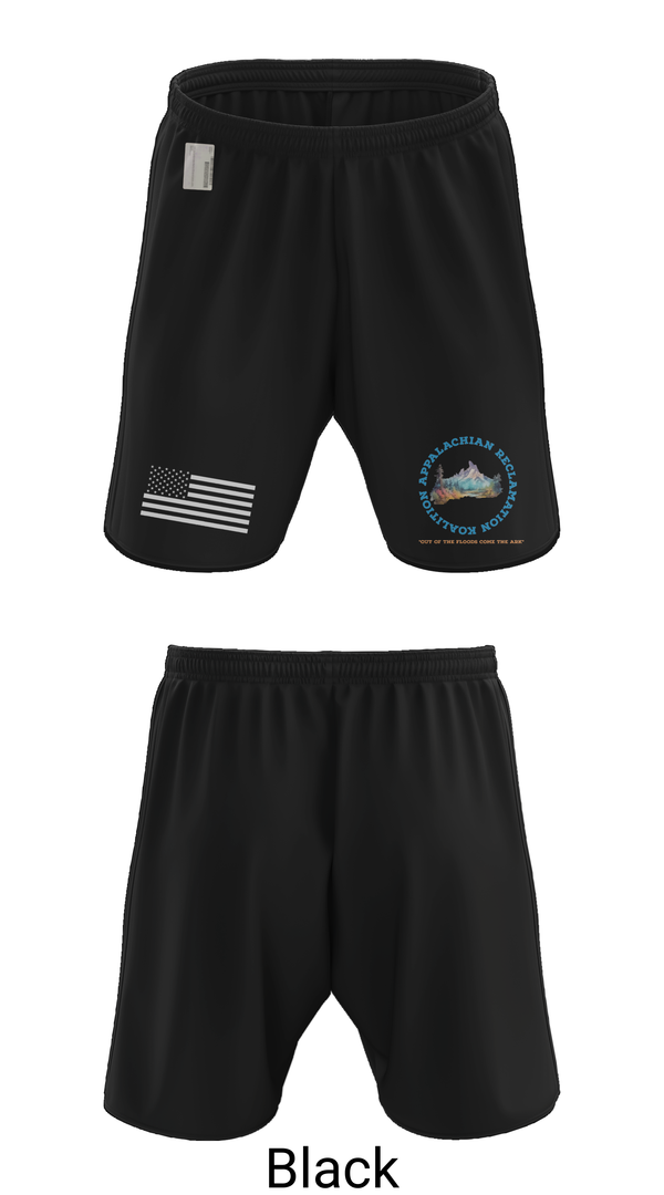 Athletic Shorts With Pockets, Appalachian Reclamation Koalition, , Teamtime, Team time, sublimation, custom sports apparel, team uniforms, spirit wear, spiritwear, sports uniforms, custom shirts, team store, custom team store, fundraiser sports, apparel fundraiser
