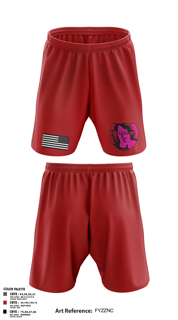 Athletic Shorts With Pockets, WeAllWeGot~Family First, , Teamtime, Team time, sublimation, custom sports apparel, team uniforms, spirit wear, spiritwear, sports uniforms, custom shirts, team store, custom team store, fundraiser sports, apparel fundraiser