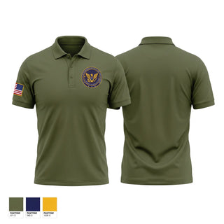 Short Sleeve Performance Polo, NJOHSP Counterintelligence Unit, Police, Teamtime, Team time, sublimation, custom sports apparel, team uniforms, spirit wear, spiritwear, sports uniforms, custom shirts, team store, custom team store, fundraiser sports, apparel fundraiser