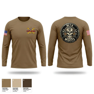 Long Sleeve Performance Shirt, Bravo Battery 6-52 ADA BN, Army, Teamtime, Team time, sublimation, custom sports apparel, team uniforms, spirit wear, spiritwear, sports uniforms, custom shirts, team store, custom team store, fundraiser sports, apparel fundraiser