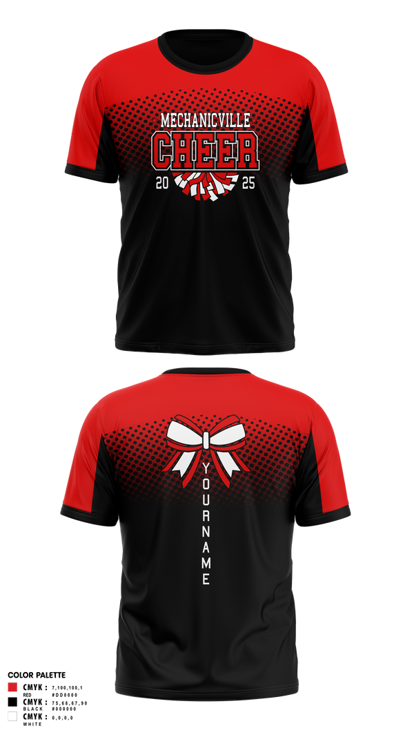 Short Sleeve Performance Shirt, Mechanicville High School Cheer, Cheer, Teamtime, Team time, sublimation, custom sports apparel, team uniforms, spirit wear, spiritwear, sports uniforms, custom shirts, team store, custom team store, fundraiser sports, apparel fundraiser