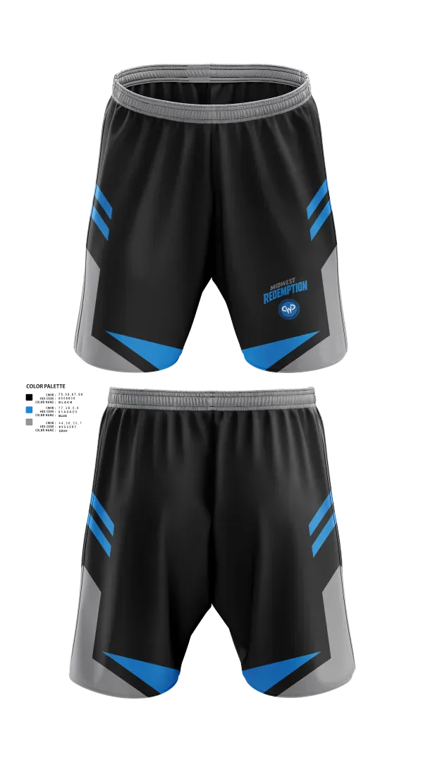 Athletic Shorts With Pockets, Midwest Redemption, Spirit Store, Teamtime, Team time, sublimation, custom sports apparel, team uniforms, spirit wear, spiritwear, sports uniforms, custom shirts, team store, custom team store, fundraiser sports, apparel fundraiser