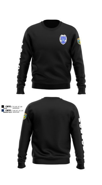 Odessa Police Department 86817075 Crew Neck Sweatshirt - 3
