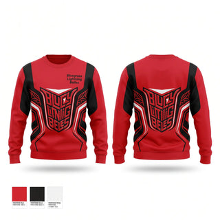 Crew Neck Sweatshirt, Bluegrass Lightning Belles, Softball, Teamtime, Team time, sublimation, custom sports apparel, team uniforms, spirit wear, spiritwear, sports uniforms, custom shirts, team store, custom team store, fundraiser sports, apparel fundraiser