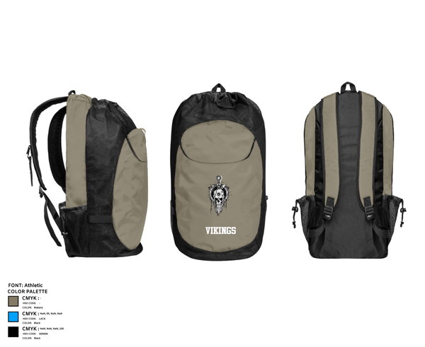 Gear Bag, Vikings, , Teamtime, Team time, sublimation, custom sports apparel, team uniforms, spirit wear, spiritwear, sports uniforms, custom shirts, team store, custom team store, fundraiser sports, apparel fundraiser