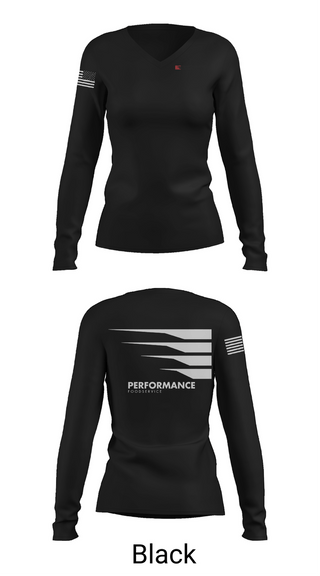 Womens Long Sleeve Vneck Shirt, PFG, , Teamtime, Team time, sublimation, custom sports apparel, team uniforms, spirit wear, spiritwear, sports uniforms, custom shirts, team store, custom team store, fundraiser sports, apparel fundraiser