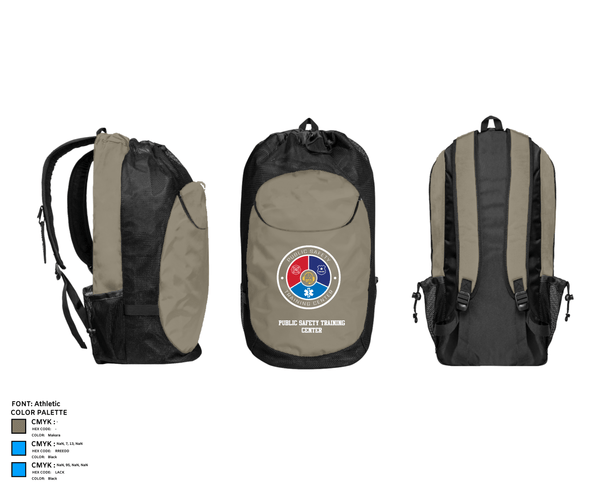 Gear Bag, Public Safety Training Center, Fire Department, Teamtime, Team time, sublimation, custom sports apparel, team uniforms, spirit wear, spiritwear, sports uniforms, custom shirts, team store, custom team store, fundraiser sports, apparel fundraiser
