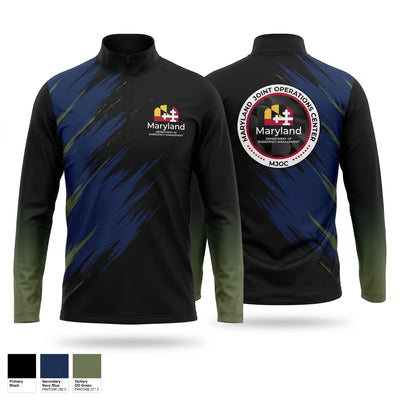 Maryland Department of Emergency Management Quarter Zip Jacket - 1