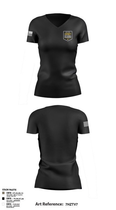 HV Guardians 79803483 Women's Short Sleeve V-neck Shirt - 3
