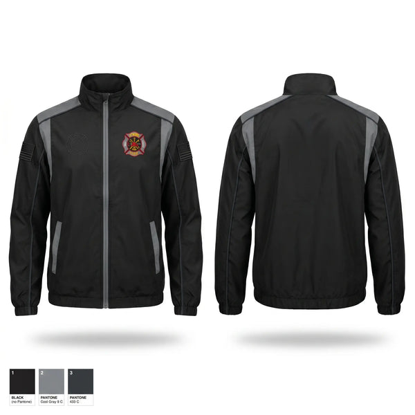 Windbreaker, Atmore Fire Department, Fire Department, Teamtime, Team time, sublimation, custom sports apparel, team uniforms, spirit wear, spiritwear, sports uniforms, custom shirts, team store, custom team store, fundraiser sports, apparel fundraiser