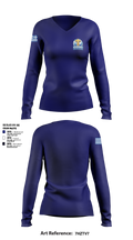 Greek Orthodox Volleyball League 97213591 Women's Long Sleeve V-neck Shirt - 1