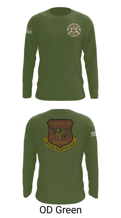 Evangeline Parish Sheriffs Office S.R.T Long Sleeve Performance Shirt 44