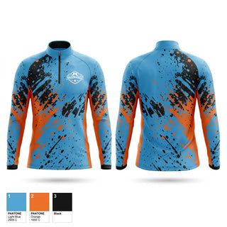 Quarter Zip Jacket, Razzmatazz, Women's Soccer, Teamtime, Team time, sublimation, custom sports apparel, team uniforms, spirit wear, spiritwear, sports uniforms, custom shirts, team store, custom team store, fundraiser sports, apparel fundraiser