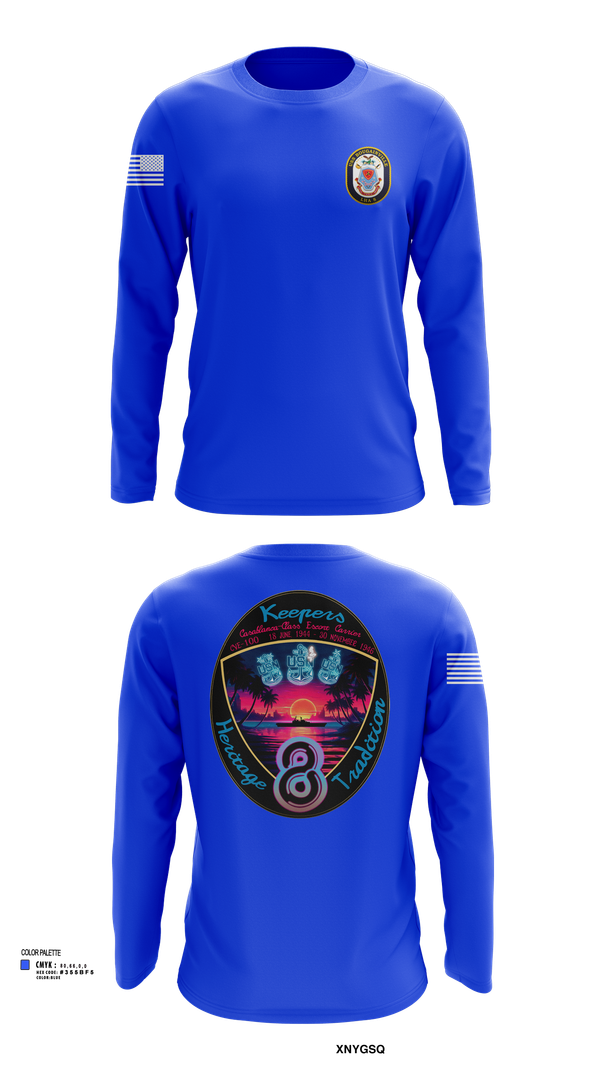Long Sleeve Performance Shirt, USS Bougainville CPO, , Teamtime, Team time, sublimation, custom sports apparel, team uniforms, spirit wear, spiritwear, sports uniforms, custom shirts, team store, custom team store, fundraiser sports, apparel fundraiser