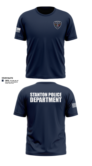 Old School Cotton Feel Shirt, Stanton Police, Police, Teamtime, Team time, sublimation, custom sports apparel, team uniforms, spirit wear, spiritwear, sports uniforms, custom shirts, team store, custom team store, fundraiser sports, apparel fundraiser