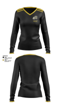 Gaffney High School Golf 40140863 Women's Long Sleeve V-neck Shirt - 123
